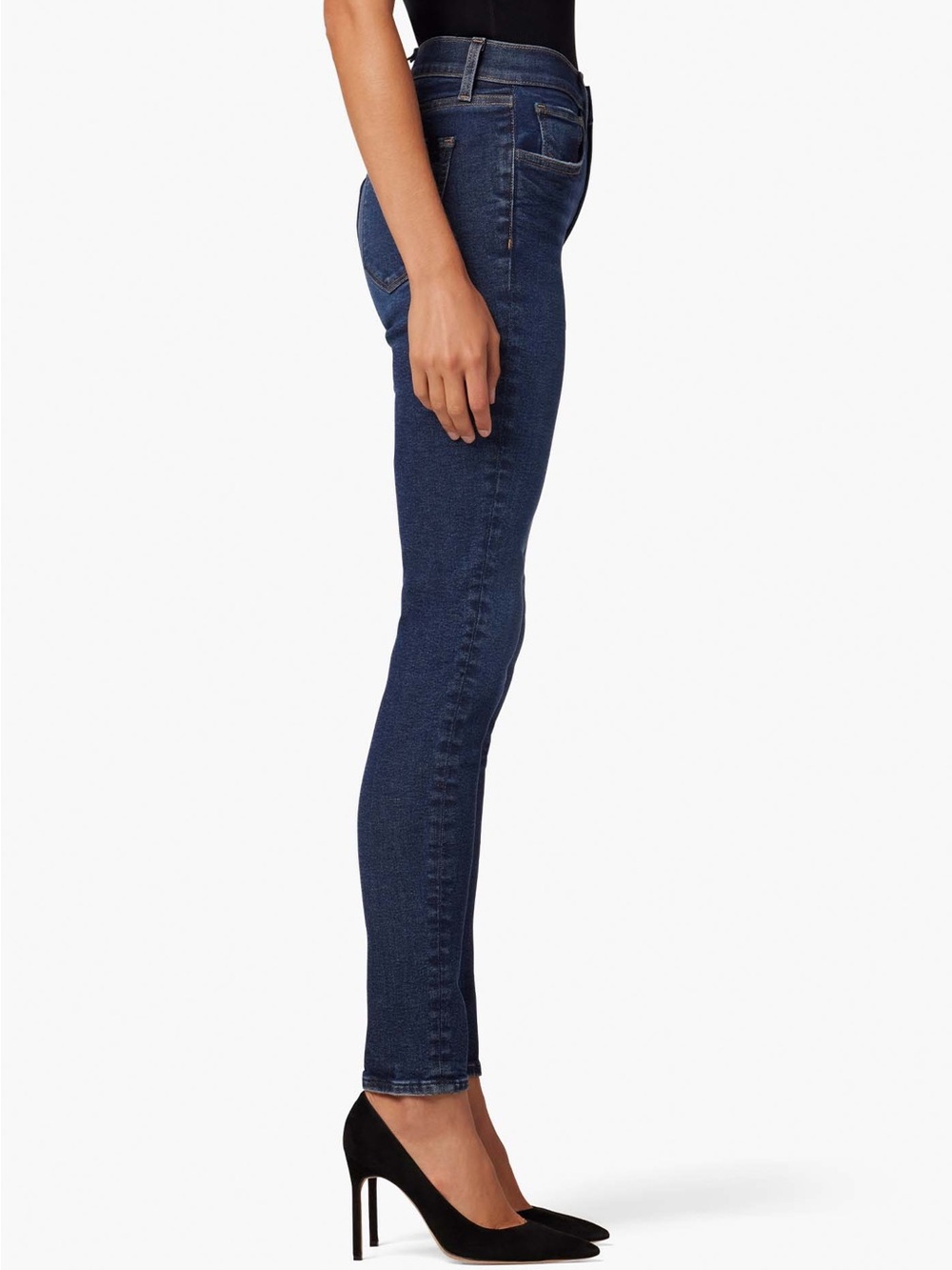 Joe's Jeans $198 Charlie Dark Blue High-Rise Skinny Jeans - Picture 2 of 16